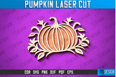 Pumpkin Laser Cut SVG Design