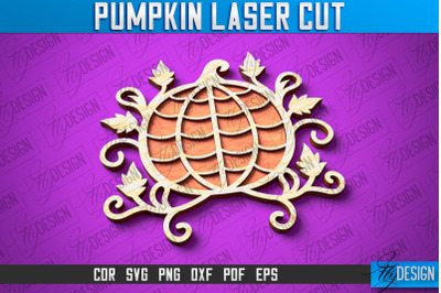 Pumpkin Laser Cut SVG Design