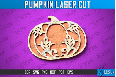 Pumpkin Laser Cut SVG Design