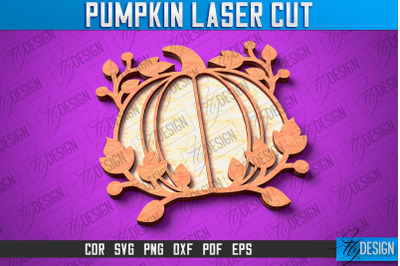 Pumpkin Laser Cut SVG Design