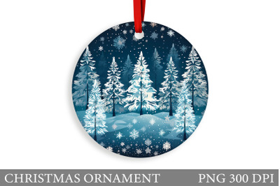 Christmas Tree Ornament Design. Christmas Tree Decorate Sublimation