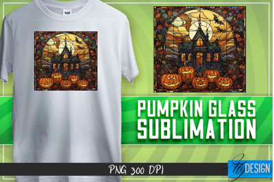 Pumpkin Glass Sublimation | T-Shirt Design