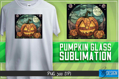 Pumpkin Glass Sublimation | T-Shirt Design