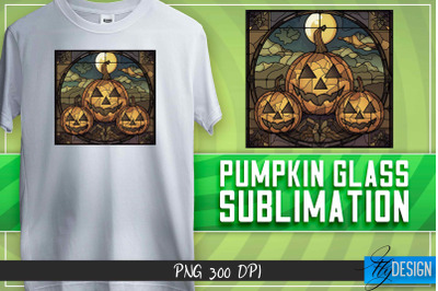 Pumpkin Glass Sublimation | T-Shirt Design