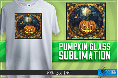 Pumpkin Glass Sublimation | T-Shirt Design