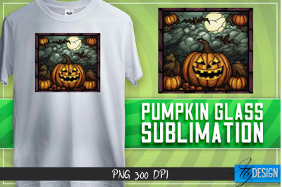 Pumpkin Glass Sublimation | T-Shirt Design