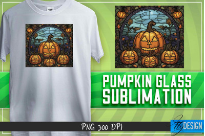 Pumpkin Glass Sublimation | T-Shirt Design