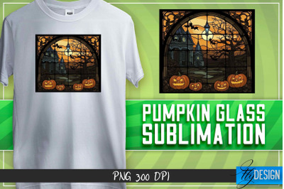 Pumpkin Glass Sublimation | T-Shirt Design