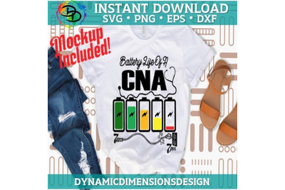 Battery Life of a CNA&2C; Nurse&2C; CMa&2C; medical&2C; Battery&2C; Battery SVG Bundl