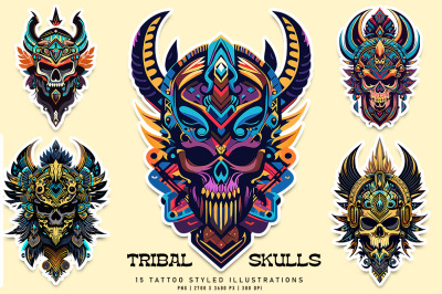 Tribal Skulls