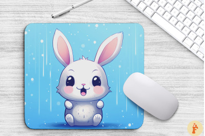 Kawaii Rabbit Mouse Pad Design