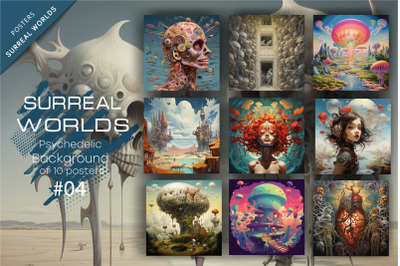 Bundle Surreal worlds_04. Psychedelic.