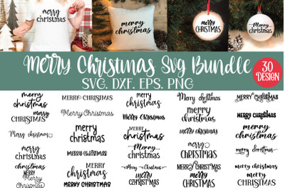 Merry Christmas SVG Bundle
