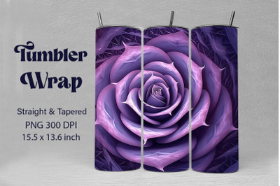 Mesmerizing Purple Rose Bloom Background