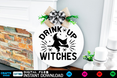 drink up witches svg