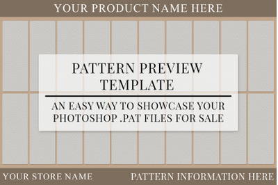 Seamless Pattern Product Preview Mockup Templates