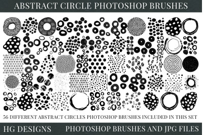 Abstract Circle Photoshop Brushes