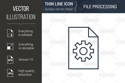 File Processing Icon