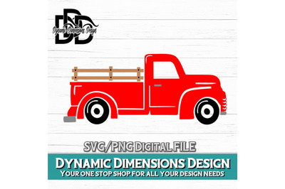 Buffalo Plaid Truck SVG, Plaid, Vintage Truck SVG, Farm Truck SVG, Red