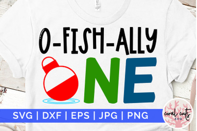O fish ally one - Birthday SVG EPS DXF PNG Cutting File