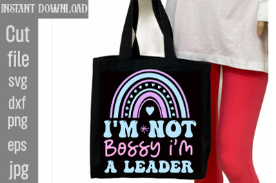 I&#039;m Not Bossy I&#039;m A Leader SVG cut file,Retro Little Girl Svg, Bundle