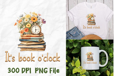 It&#039;s Book O&#039;clock Retro Book Reader