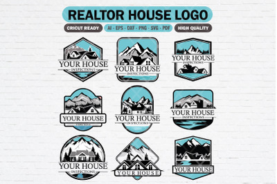 House realtor logo design bundle