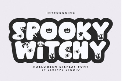 Spooky Witchy - Halloween Font -  Spooky Font