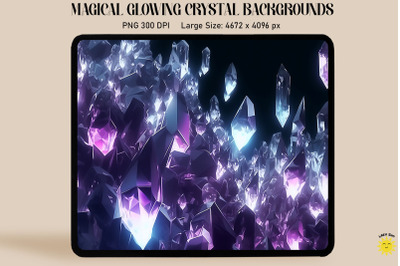 Ethereal Crystal Backgrounds