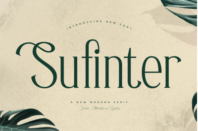 Sufinter Typeface