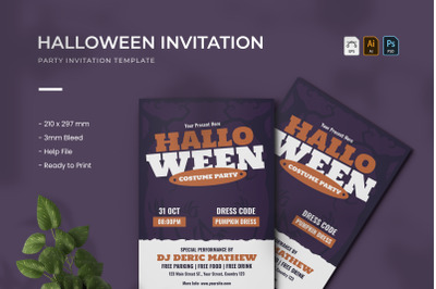 Halloween - Party Invitation