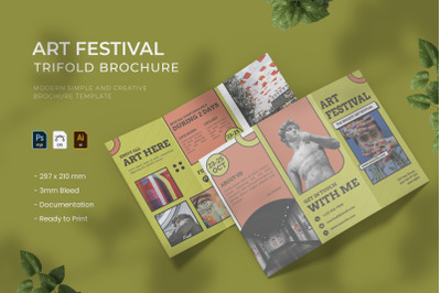 Art Festival - Trifold Brochure