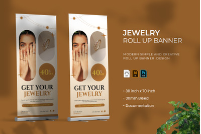 Jewelry - Roll Up Banner