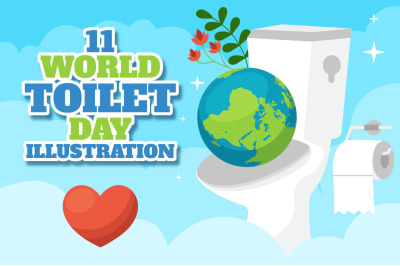 11 World Toilet Day Illustration