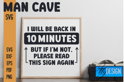 Man Cave SVG | Funny Quotes SVG&nbsp;