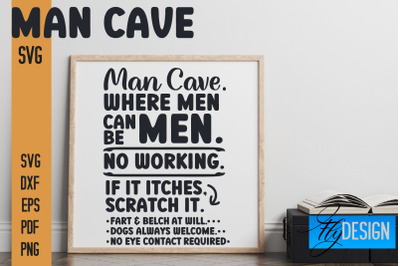 Man Cave SVG | Funny Quotes SVG&nbsp;