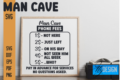 Man Cave SVG | Funny Quotes SVG&nbsp;