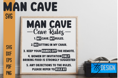 Man Cave SVG | Funny Quotes SVG&nbsp;