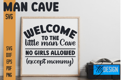 Man Cave SVG | Funny Quotes SVG&nbsp;