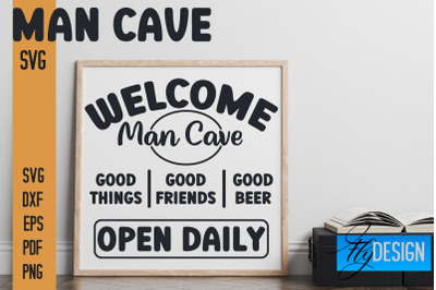 Man Cave SVG | Funny Quotes SVG&nbsp;