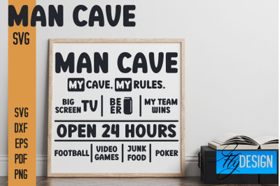 Man Cave SVG | Funny Quotes SVG&nbsp;