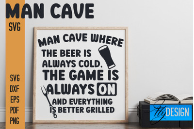 Man Cave SVG | Funny Quotes SVG&nbsp;