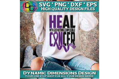 He Can Heal Cancer, Cancer Bundle, Svg Files For Cricut, Png Sublimati