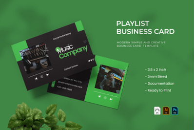 Playlist - Business Card