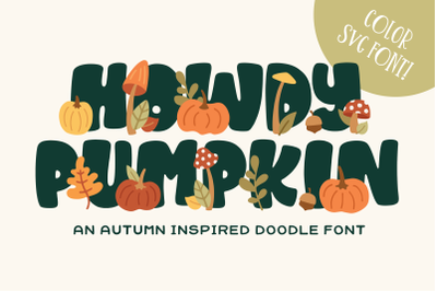 Howdy Pumpkin Font