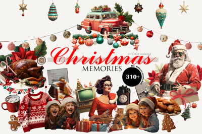 Christmas memories Collage creator Cut out