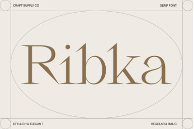 Ribka - Elegant Serif