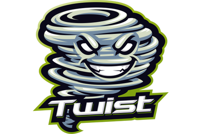 Twist esport mascot logo design