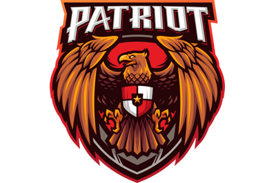 Garuda Patriot esport mascot logo design