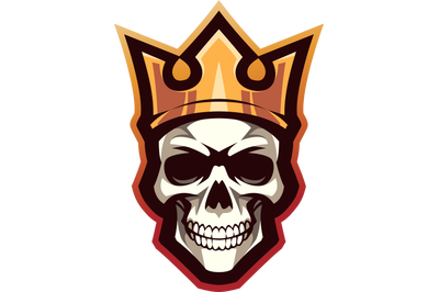 Skull king esport mascot logo